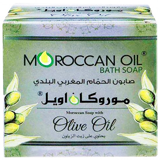 صابون الحمام المغربي + ليفة من موروكان اويل
